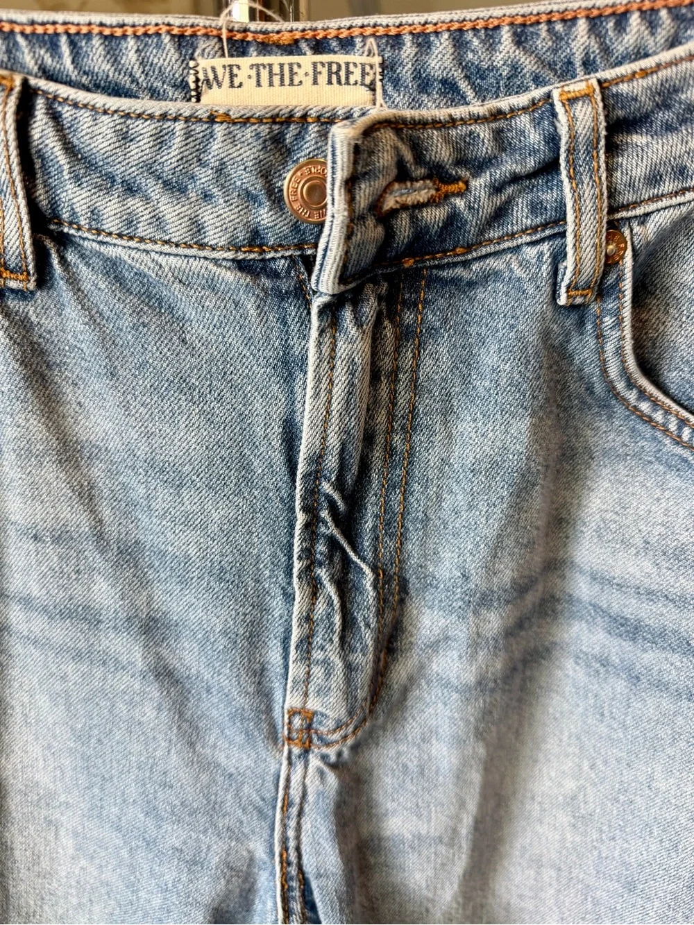 We The Free Light Blue Boyfriend Jeans